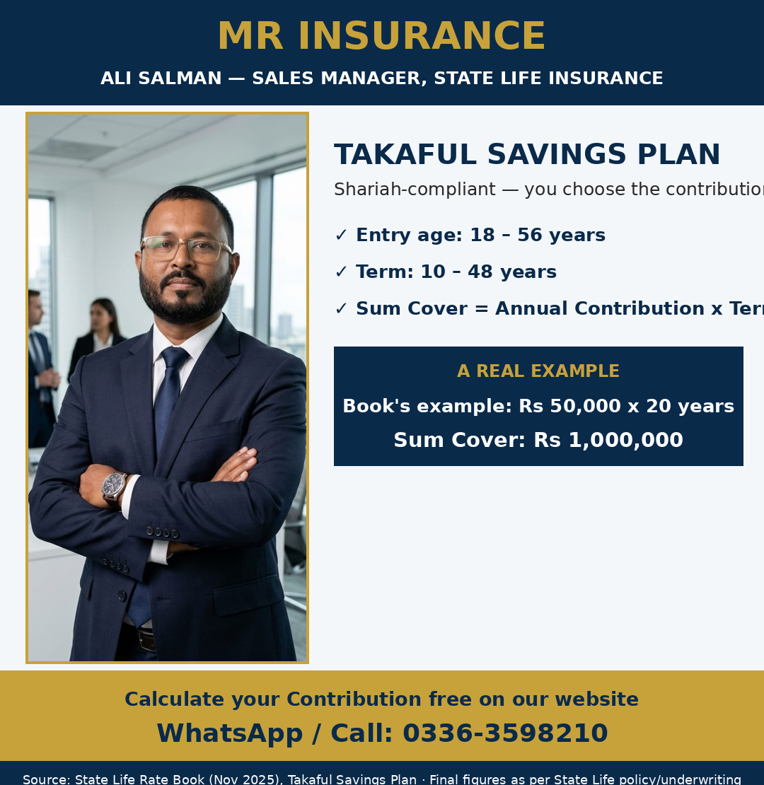 Takaful Savings Plan — poster
